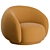 Elegant Julep Armchair: Tacchini's Perfect Blend of Style and Comfort 3D model small image 3