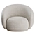 Elegant Julep Armchair: Tacchini's Perfect Blend of Style and Comfort 3D model small image 6