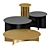 Sleek Marble Coffee Tables 3D model small image 1