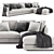 Marac Malibu Sofa: Comfortable, Stylish, and Spacious 3D model small image 3