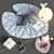 Nursery Decor Set: Leaf Rug, Stingray Pillow, Moby Floor Lamp 3D model small image 13