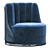 Elegant BIANCA Armchair: Stylish Comfort for Your Home 3D model small image 1