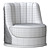 Elegant BIANCA Armchair: Stylish Comfort for Your Home 3D model small image 5