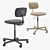 Modern Vintage Work Chair 3D model small image 1