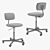 Modern Vintage Work Chair 3D model small image 3