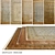 Luxurious Silk Carpets - 5 Pieces 3D model small image 1