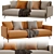 Italian Designer Ditre Italia Krisby Sofa 3D model small image 2