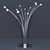 Sleek Chrome Table Lamp 3D model small image 3