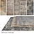 Luxury Carpets Set by DOVLET HOUSE (744) 3D model small image 1