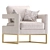 Elegant Berkley Armchair for Comfortable Living 3D model small image 5