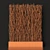 Wavy Branch Screen - Natural Wood Texture 3D model small image 6