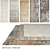 DOVLET 5-Piece Carpets - Part 746 3D model small image 1