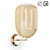 Vintage Brass Wall Sconce 3D model small image 1