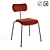 Velvet Nod Chair 3D model small image 1