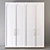 Modern 74" Wardrobe 3D model small image 1