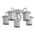 Sleek Lumion Sekvana Chandelier 3D model small image 2