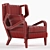 Elegant Teak Chair: Carol 3D model small image 3