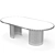 Scalloped Jewel Dining Table 3D model small image 6