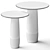 Minimalist Wood Side Tables 3D model small image 2