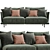 Luxury Ditre Italia ROYAL Sofa 3D model small image 2