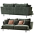 Luxury Ditre Italia ROYAL Sofa 3D model small image 3