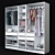 Ikea Pax Wardrobe: Stylish and Versatile 3D model small image 3