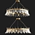 Exquisite Perline Chandelier Collection 3D model small image 3