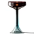 TULIP Table Lamp: Curiousa's Crafted Elegance 3D model small image 1