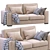 Modern Orion Sofa: Sleek Design, Versatile Comfort 3D model small image 1