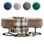 Modern Velvet Bench - Stylish and Comfortable 3D model small image 1