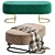 Modern Velvet Bench - Stylish and Comfortable 3D model small image 6