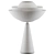 Elegant Lotus Table Lamp: Brass Glow 3D model small image 5