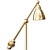 Modern Copper Floor Lamp 3D model small image 3