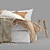 Elegant Flax Linen Bed by Hale Mercantile 3D model small image 5