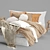 Elegant Flax Linen Bed by Hale Mercantile 3D model small image 6