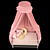 CozyDreams Baby Bed 3D model small image 2