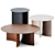 Pierre Coffee Tables: Elegant, Functional 3D model small image 1