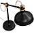 Ranarp Task Lamp: Sleek Black Design 3D model small image 5