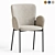 Modern K445 Dining Chair 3D model small image 2