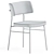 Elegant Marlen Chair by TrabA 3D model small image 3