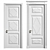 Elegant TOSCANA ROMBO Door Set 3D model small image 1