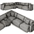 Swen Le Nuvole 2 - Luxurious Sofa 3D model small image 3