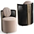 Luxury Fendi Casa Thea Leather Armchair 3D model small image 2