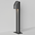 Sleek Shear Bollard with Textured Finish 3D model small image 3