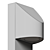 Sleek Shear Bollard with Textured Finish 3D model small image 4