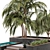 Backyard Oasis: Bush, Tree & Pool Set 3D model small image 4