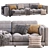 Flexform Lucien Sofa: Stylish & Versatile 3D model small image 2