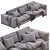 Flexform Lucien Sofa: Stylish & Versatile 3D model small image 4