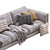 Flexform Lucien Sofa: Stylish & Versatile 3D model small image 6