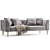 Modern Meridiani Sofa 2015 3D model small image 3